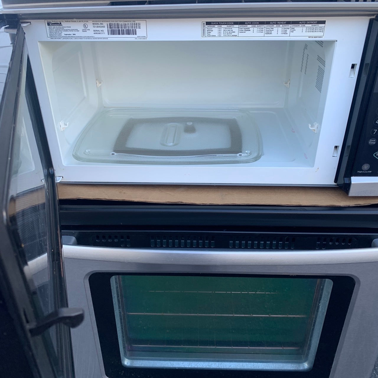 Kenmore Stainless Steel Over-the-Range Microwave Kenmore Stainless Steel Over-the-Range Microwave